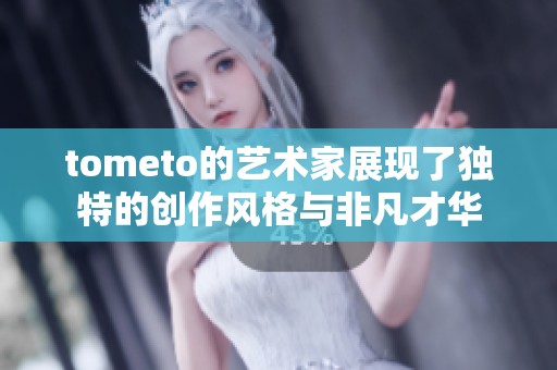 tometo的艺术家展现了独特的创作风格与非凡才华