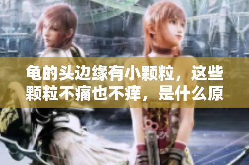 龟的头边缘有小颗粒，这些颗粒不痛也不痒，是什么原因呢