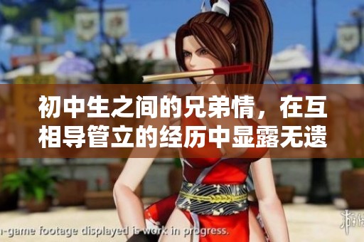 初中生之间的兄弟情，在互相导管立的经历中显露无遗