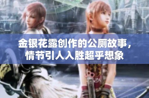 金银花露创作的公厕故事，情节引人入胜超乎想象