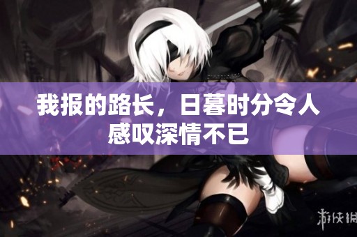 我报的路长，日暮时分令人感叹深情不已