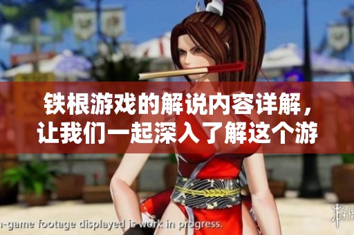 铁根游戏的解说内容详解，让我们一起深入了解这个游戏吧