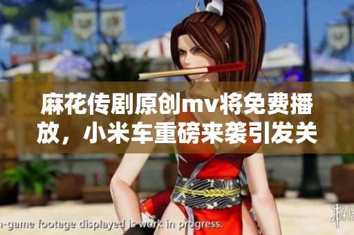 麻花传剧原创mv将免费播放，小米车重磅来袭引发关注