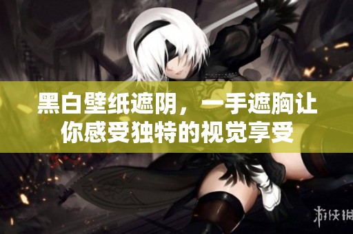 黑白壁纸遮阴，一手遮胸让你感受独特的视觉享受
