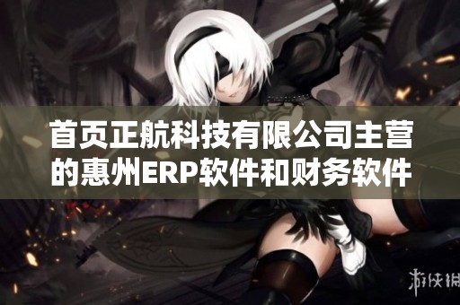 首页正航科技有限公司主营的惠州ERP软件和财务软件介绍