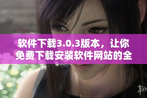 软件下载3.0.3版本，让你免费下载安装软件网站的全新体验