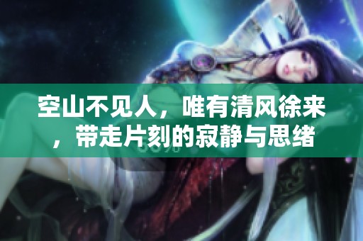 空山不见人，唯有清风徐来，带走片刻的寂静与思绪