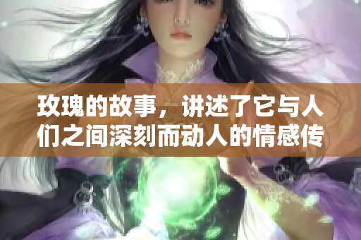 玫瑰的故事，讲述了它与人们之间深刻而动人的情感传递。