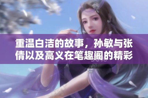 重温白洁的故事，孙敏与张倩以及高义在笔趣阁的精彩相遇