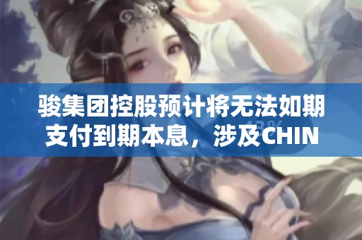 骏集团控股预计将无法如期支付到期本息，涉及CHINSC 7 050225债券