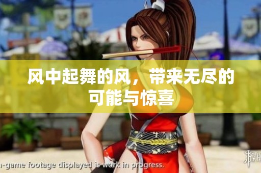 风中起舞的风，带来无尽的可能与惊喜