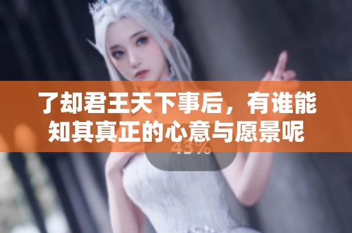 了却君王天下事后，有谁能知其真正的心意与愿景呢