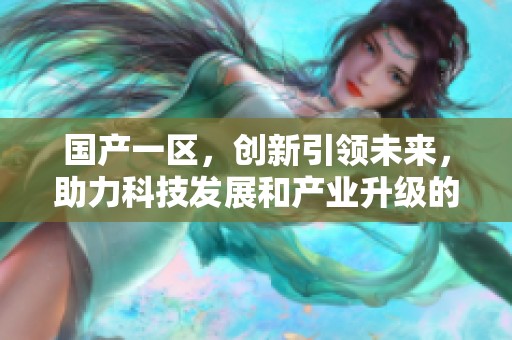 国产一区，创新引领未来，助力科技发展和产业升级的无限可能