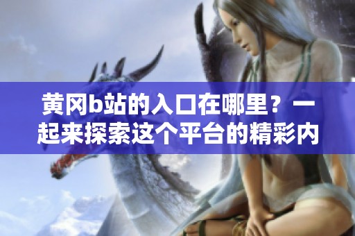 黄冈b站的入口在哪里？一起来探索这个平台的精彩内容吧！