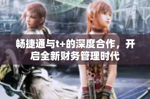 畅捷通与t+的深度合作，开启全新财务管理时代