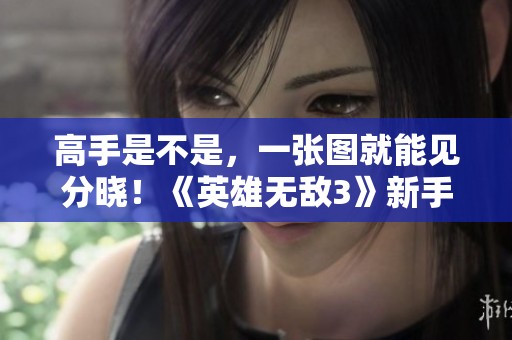 高手是不是，一张图就能见分晓！《英雄无敌3》新手毕挑战考验水平