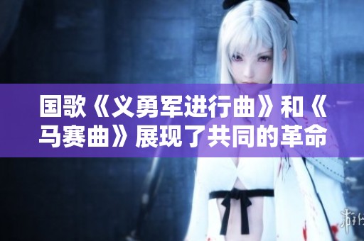 国歌《义勇军进行曲》和《马赛曲》展现了共同的革命精神与斗志