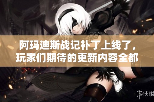 阿玛迪斯战记补丁上线了，玩家们期待的更新内容全都在这里！