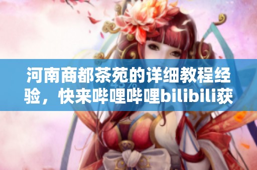 河南商都茶苑的详细教程经验，快来哔哩哔哩bilibili获取更多精彩内容！