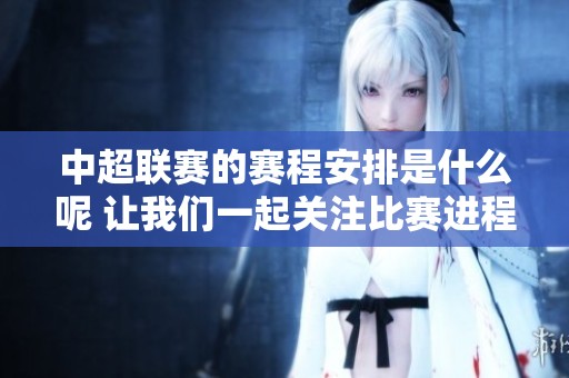 中超联赛的赛程安排是什么呢 让我们一起关注比赛进程与时间