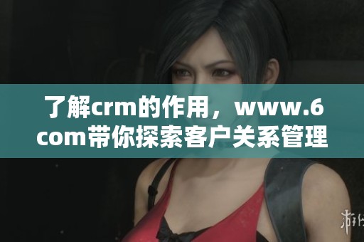了解crm的作用，www.6com带你探索客户关系管理的新世界